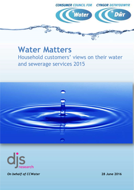 Water Matters