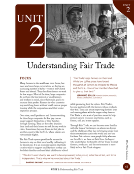 Understanding Fair Trade