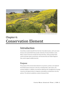 Chapter 6: Conservation Element