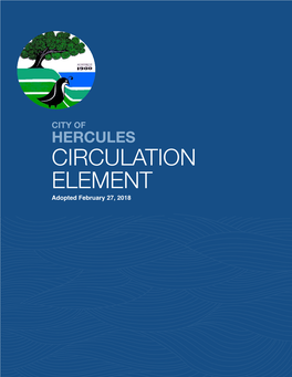 CIRCULATION ELEMENT Adopted February 27, 2018