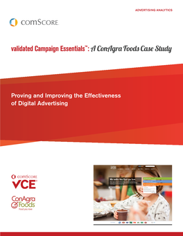 A Conagra Foods Case Study