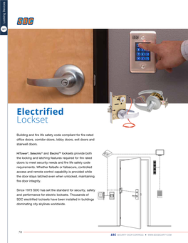 Electrified Lockset