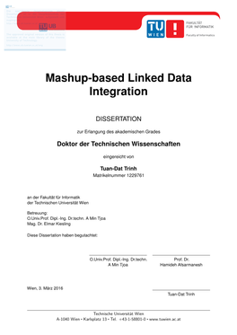 Mashup-Based Linked Data Integration