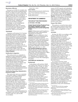 Federal Register/Vol. 84, No. 133/Thursday, July 11, 2019/Notices