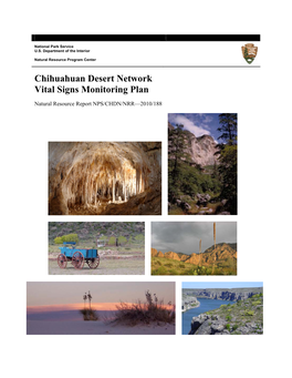 Chihuahuan Desert Network Vital Signs Monitoring Plan