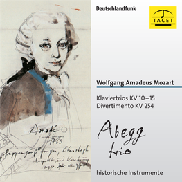 Wolfgang Amadeus Mozart Klaviertrios KV 10