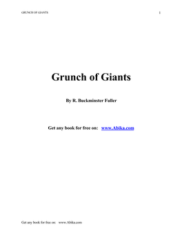 Grunch of Giants 1