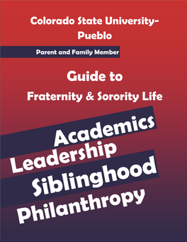 Guide to Fraternity & Sorority Life
