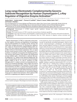 Long-Range Electrostatic Complementarity Governs