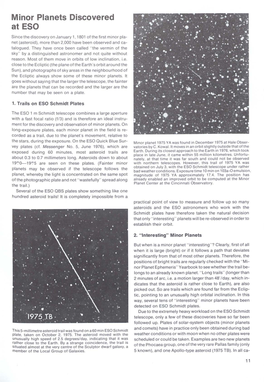 Minor Planets Discovered at ESO