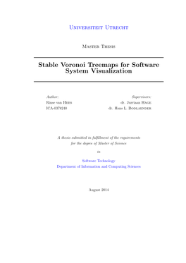 Stable Voronoi Treemaps for Software System Visualization