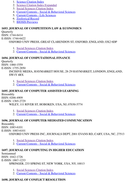 Social Sciences Citation Index 4