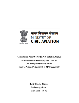 Consultation Paper No. 02/2019-20 Dated 15.01.2020 Determination Of