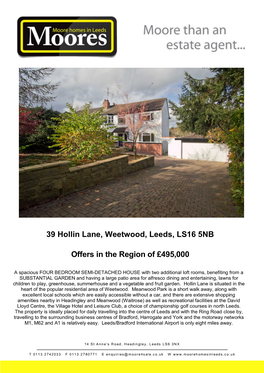 39 Hollin Lane, Weetwood, Leeds, LS16 5NB Offers in the Region of £495,000