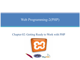 Web Programming-2(PHP)