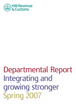 Departmental Report 2007 H.M. Revenue and Customs