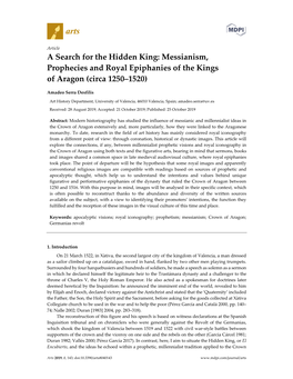 A Search for the Hidden King: Messianism, Prophecies and Royal Epiphanies of the Kings of Aragon (Circa 1250–1520)