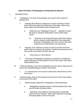 3. Overview of Stratigraphy and Depositional Systems