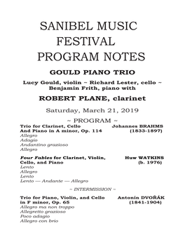 Gould Piano Trio
