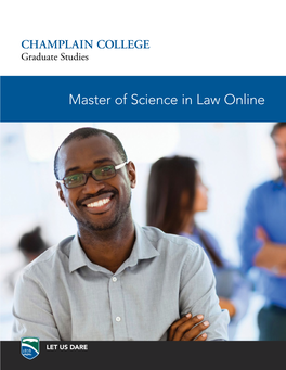 Master of Science in Law Online