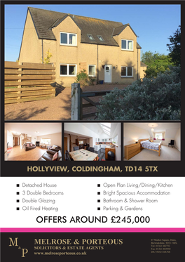 Hollyview, Coldingham, Td14 5Tx