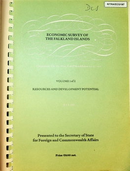 R-TRA-ECO-1-7. Economic Survey of the Falkland Islands Volume 1 of 2