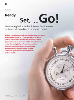 Monitoring Helps Seabank Power Station Meet Customer Demands at a Moment’S Notice