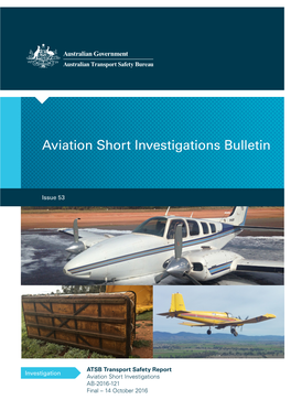 Aviation Short Investigation Bulletin