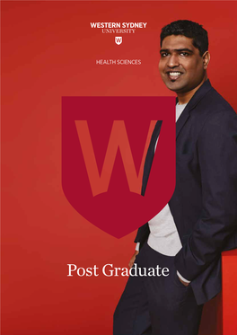 Postgraduate Health Studies Brochure