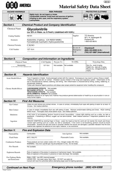 Glycolonitrile