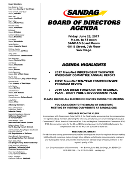 Meeting Notice and Agenda