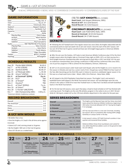 Game Information the Ma T Chup Vs Weekly Media