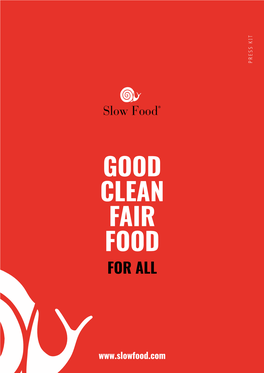 Slow Food Press Kit 2019 Download