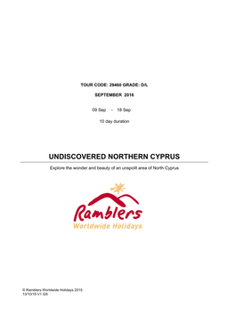 Undiscovered Northern Cyprus