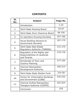 Housing and Urban Policy Note 2019