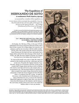 National Humanities Center: De Soto Expedition, 1539-1543