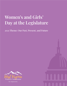 Women's and Girls' Day at the Legislature