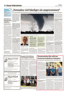 „Tornados Viel Häufiger Als Angenommen“