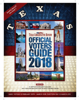 TCR 2018 Multi County Voter Guide