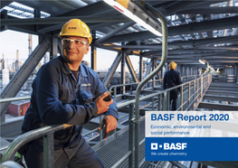 BASF Report 2020 Economic, Environmental and Social Performance Key Data