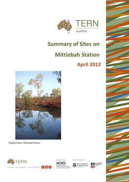 Summary of Sites on Mittiebah Station