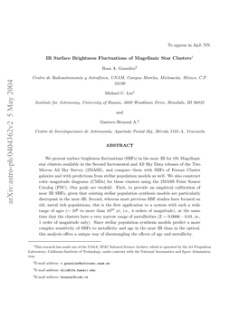 IR Surface Brightness Fluctuations of Magellanic Star Clusters