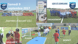 Journées D'accueil U11 U11: LEXY Et CONFLANS