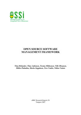 OSSI Final Report