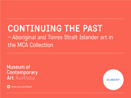 – Aboriginal and Torres Strait Islander Art in the MCA Collection