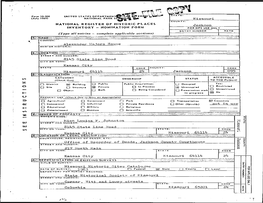 National Register Nomination