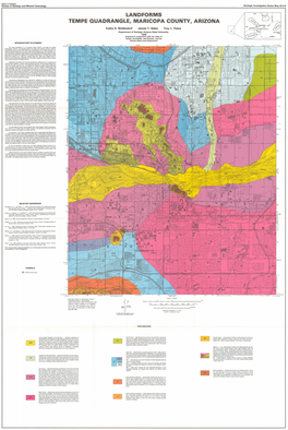 Landforms Tempe Quadrangle, Maricopa County, Arizona
