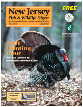 Complete 2001 Hunting Issue of the Fish and Wildlife DIGEST