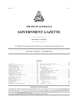 Government Publishing SA (Formerly Riverside 2000) So As to Be Received No Later Than 4 P.M