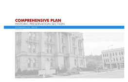 Comprehensive Plan Historic Preservation Section Steubenville, Ohio September 2012